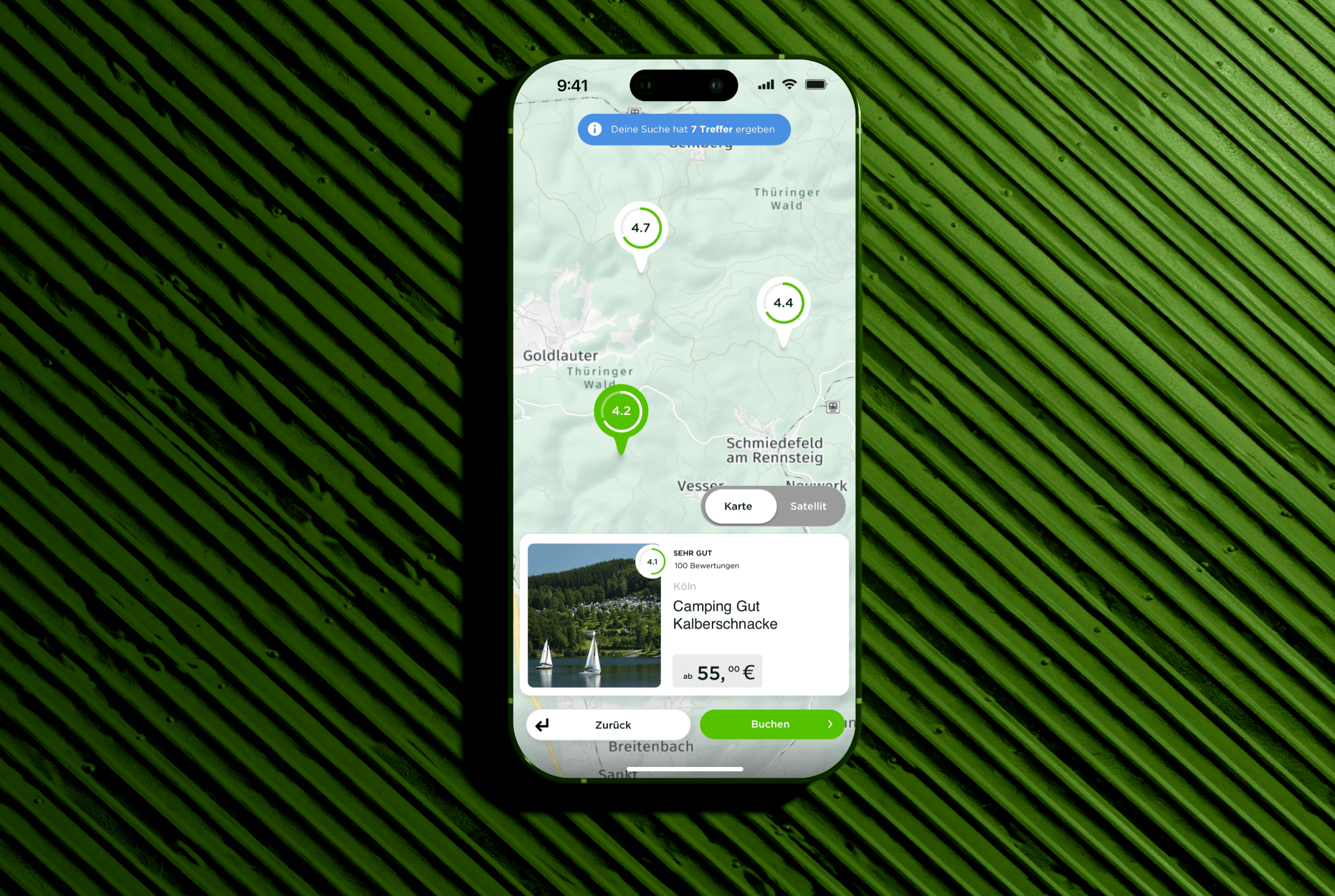 Camping.Info App im neuen Design