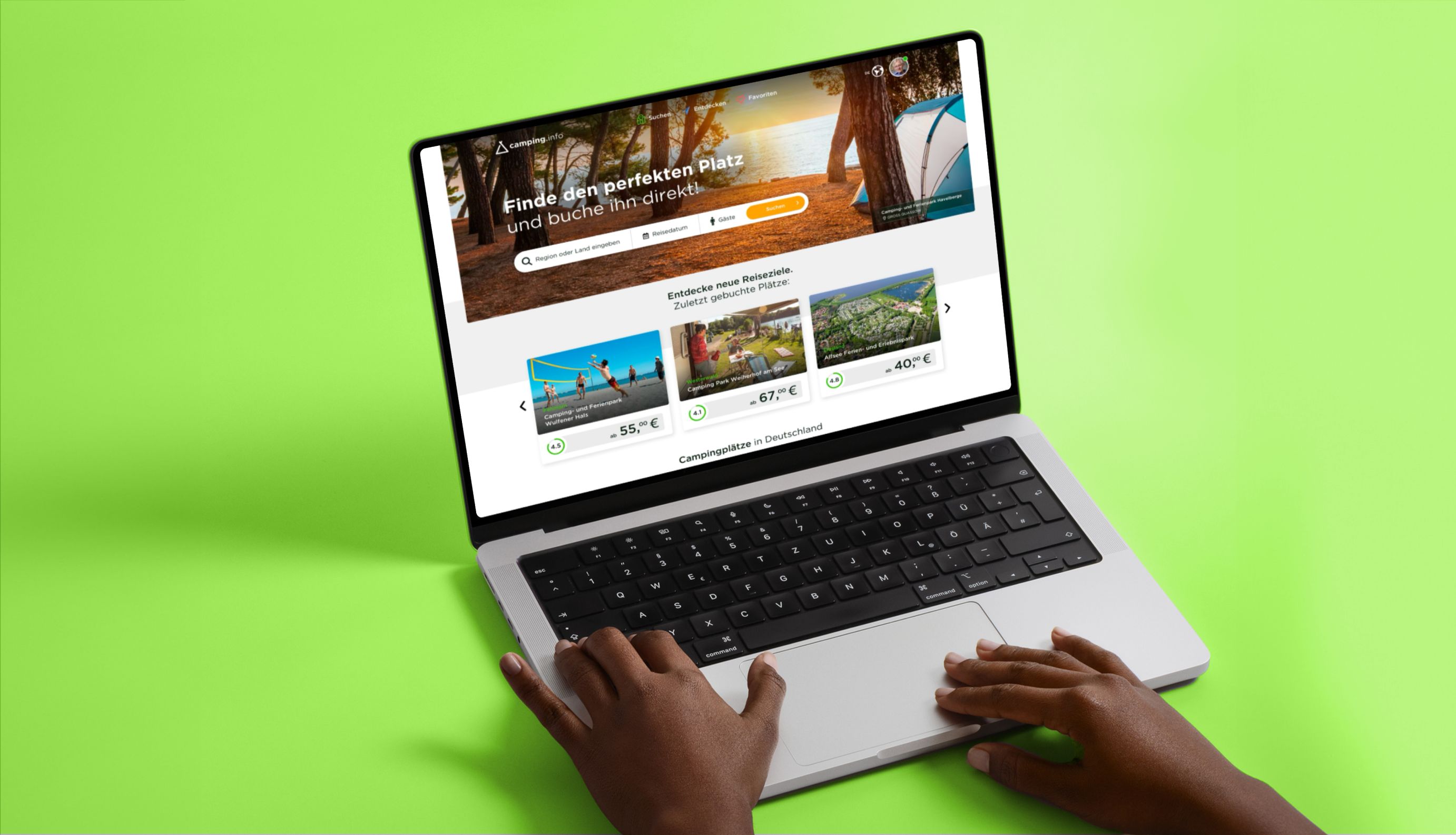 Camping.Info Portal im neuen Design