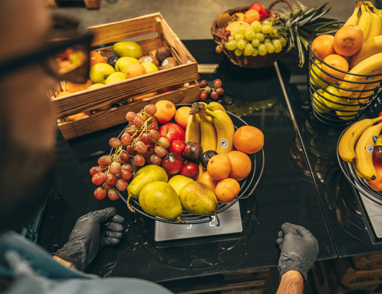 Obstkorb mit individuell ausgewähltem OBst.